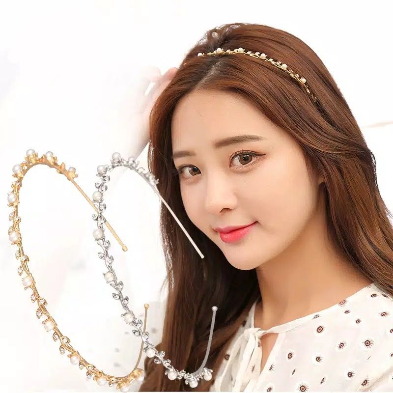 BANDO PEARL HEADBAND / BANDO MUTIARA / BANDO PEARL / BANDO KOREA / BANDO BERLIAN