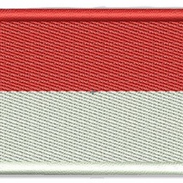 EMBLEM | PATCH BENDERA MERAH PUTIH BISA SATUAN