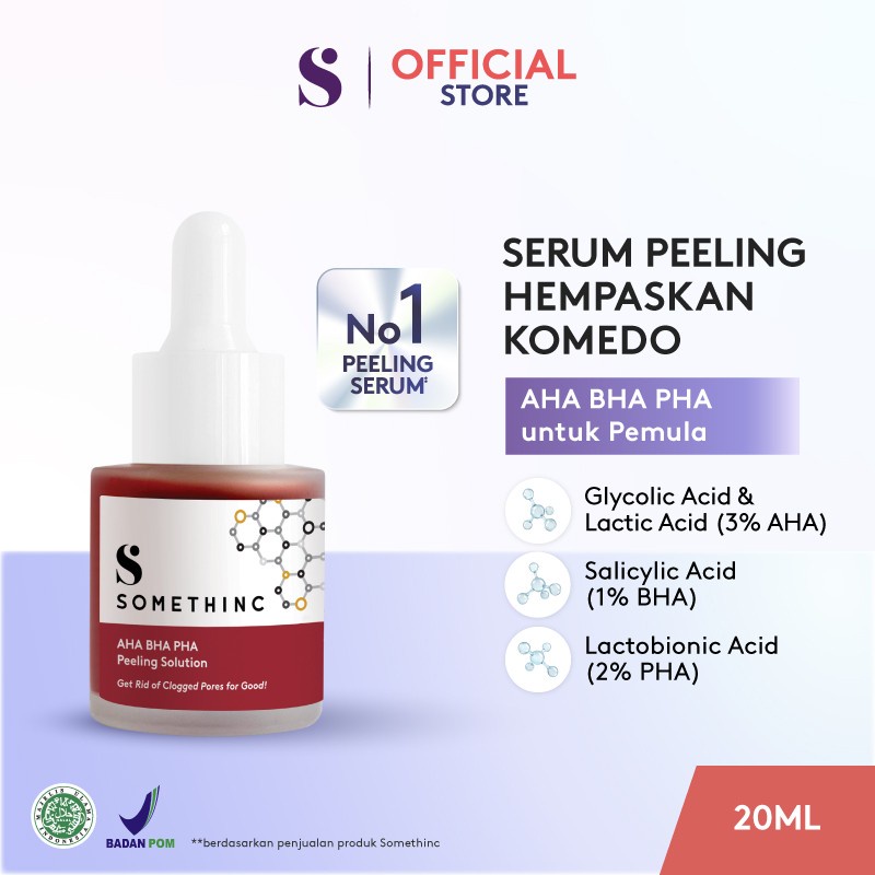 SOMETHINC AHA BHA PHA Peeling Solution Eksfoliasi