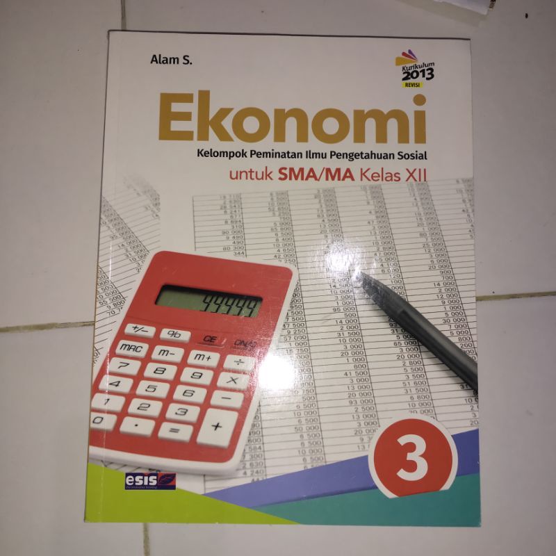 BUKU EKONOMI ESIS KELAS 12 SMA BARU