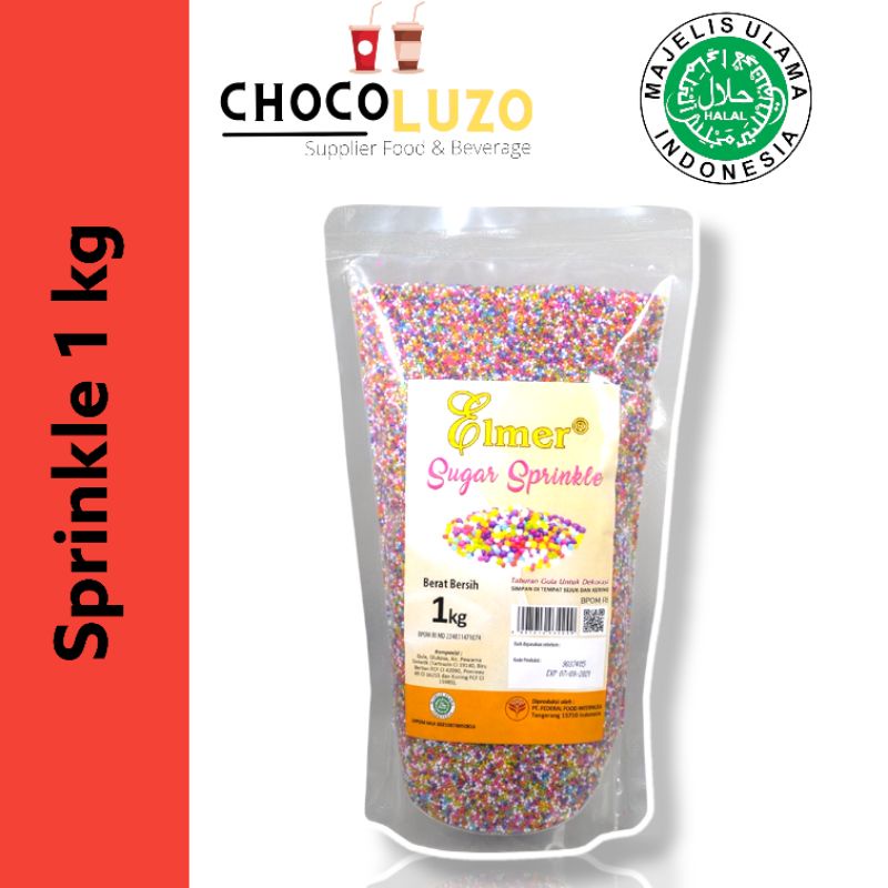 

Elmer Sugar Sprinkle 1Kg - Topping Kue, Cake, Brownies, Donat