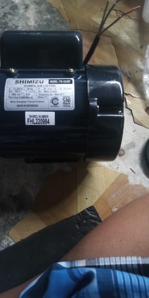 Ps-128 Bit Shimizu Pompa Air Sumur Dangkal Non Otomatis