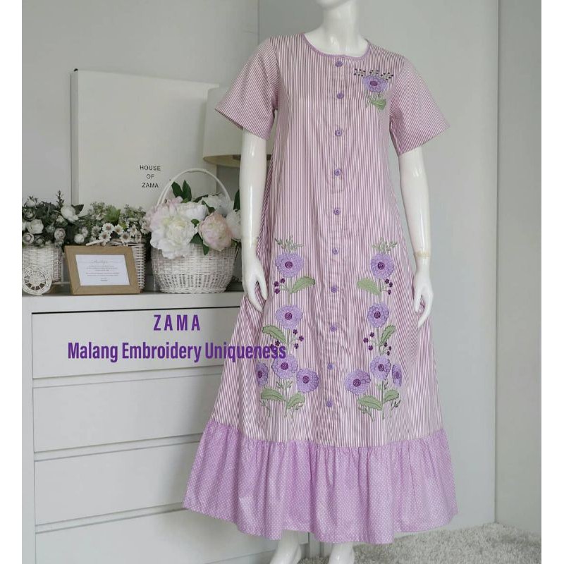 NGLPR-XL LONG DRESS  DASTER PANJANG  BAJU TIDUR CANTIK  ZAMA DASTER MALANG