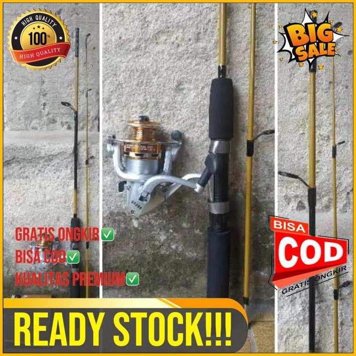 Set Pancing Daido Spool Besi Joran Panjang 15 Meter