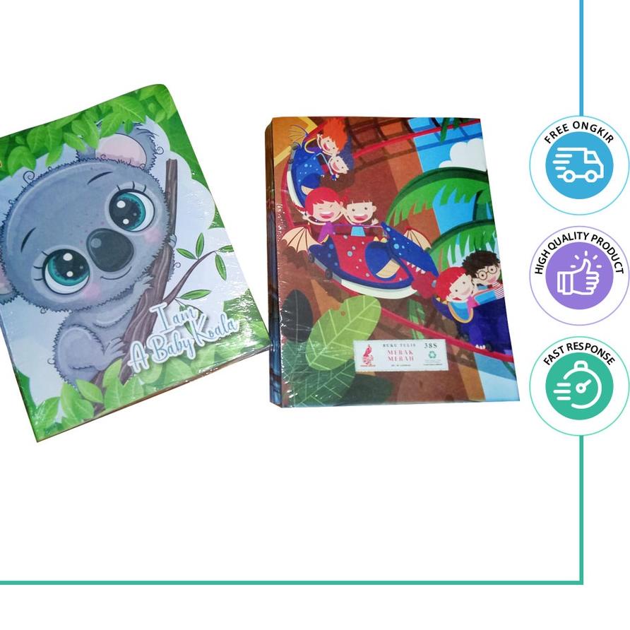 

Hot Sale - 10 pcs Buku Tulis Merak Merah 38 Lembar 1 pack 케