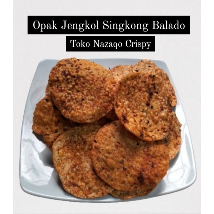 

Kerupuk Singkong Jengkol Balado (200g)