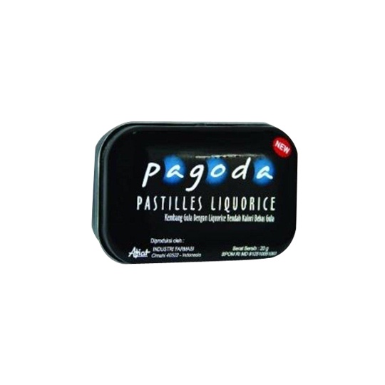 Pagoda Pastiles Liquorice 20gr Green Pagoda 35gram Original Termurah