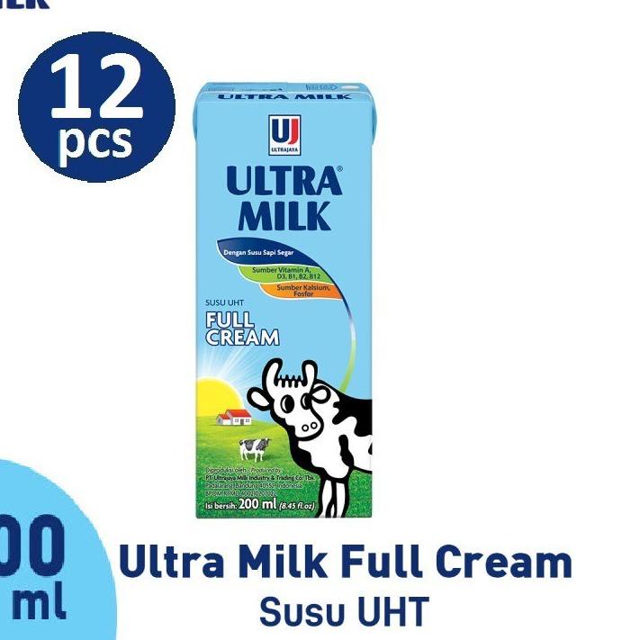 

Update - Susu Ultra Full Cream - 200 ml - HARGA 12 PCS