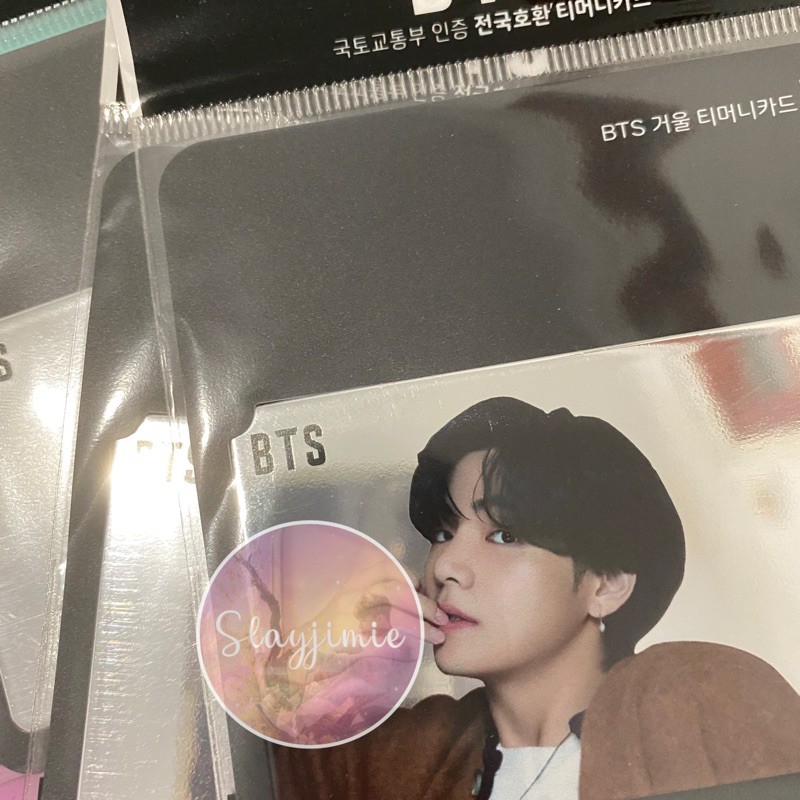 [READY STOCK] BTS x Tmoney - Mirror Tmoney Card Jungkook v taehyung