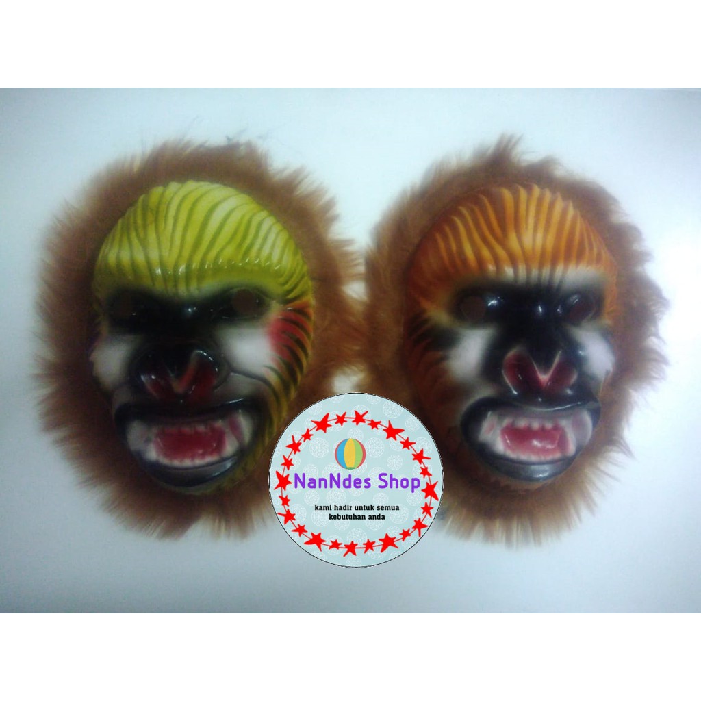 Topeng Barong Monyet Kera Barongan Gorila Alat Kesenian Anak