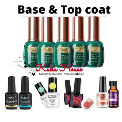 CHARZIEG TOP COAT &amp; BASE COAT ROSALIND RONIKI softlenswedding