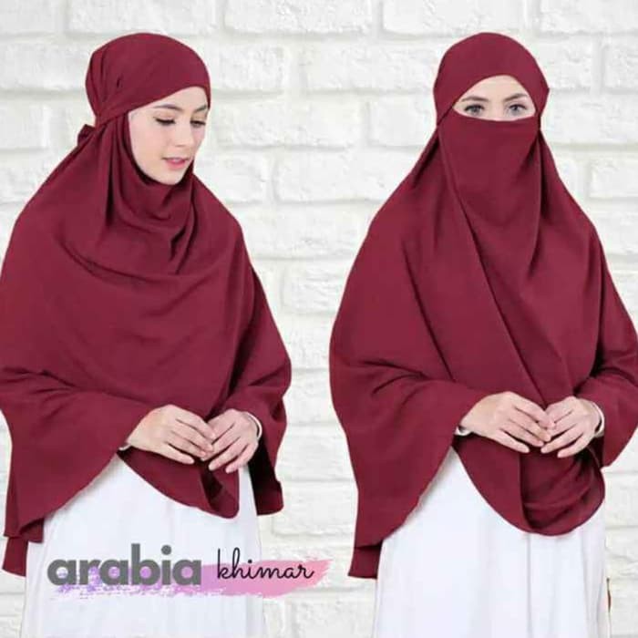 Promo HIJAB INSTAN JUMBO CADAR NIQAB KHIMAR CADAR ANTI CORONA Limited