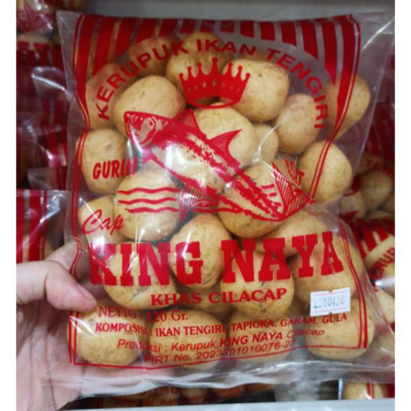 Jual Krupuk Ikan Tengiri King Naya Oleh Oleh Asli Cilacap Shopee