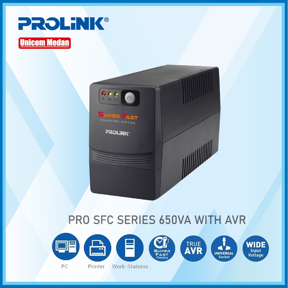 UPS PROLINK PRO 700 SFC 650 VA + STABILIZER