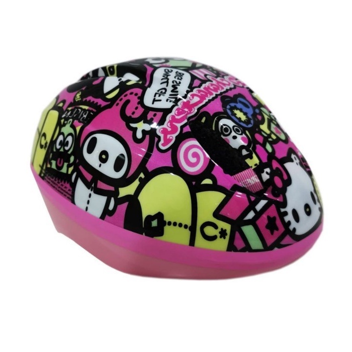 Helm Kids Element Sanrio Avenger Hulk Cars Spiderman Frozen Venom Anak - Venom-Sanrio