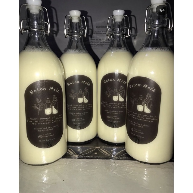 

Susu Kacang Kedelai Noten Melk | Fresh Soymilk Homemade 1 Liter