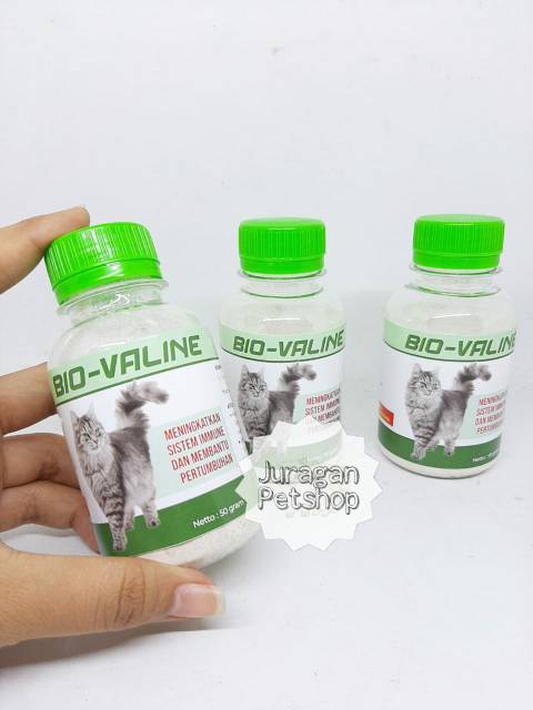 BIO LYSINE 50GR | Vitamin Kucing | Penggemuk Kucing | BIO VALINE | BIO TRIPTOPHAN | Anti Stress |