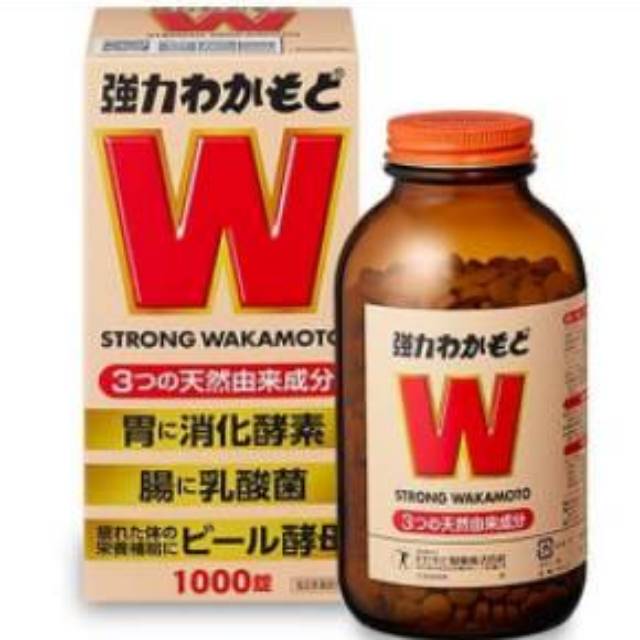 Strong wakamoto 1000 tablet original japan-obat maag ampuh