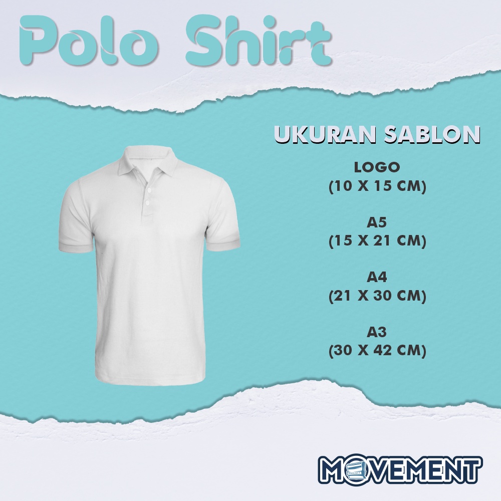 SABLON CUSTOM SATUAN - POLO SHIRT