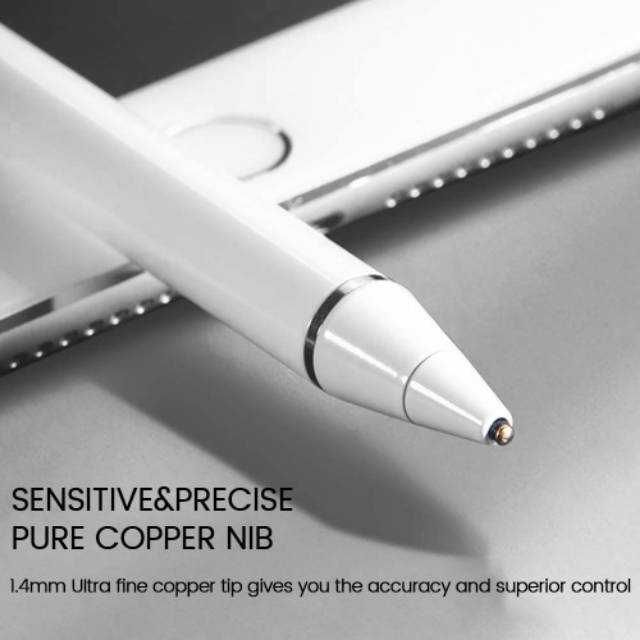 Stylus pen runcing samsung / android / pad / tab / touchscreen easy to write and drawing rechargeable