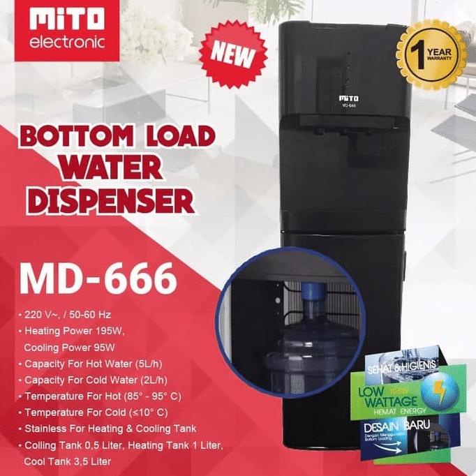 jual Pompa Dispenser Mito Galon Bawah MD-666 MD 666 Original 12 Vdc
