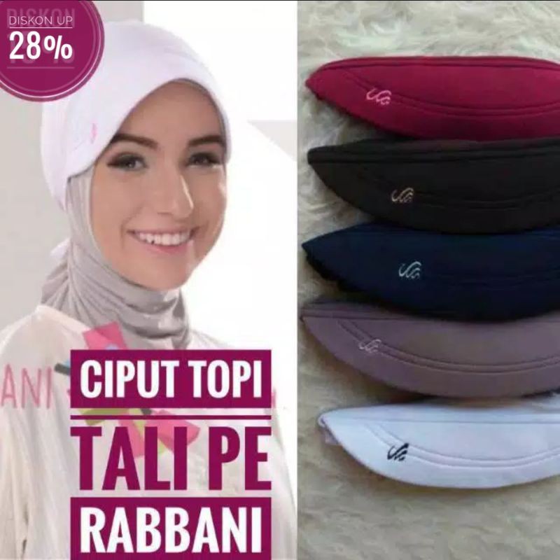  Ciput Topi  Tali RABBANI Termurah Free Gift Shopee 