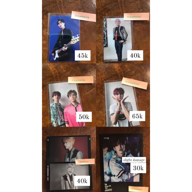 [punya admin] PHOTOCARD POSTCARD DAY6 OFFICIAL YoungK Wonpil Jae Jaepil