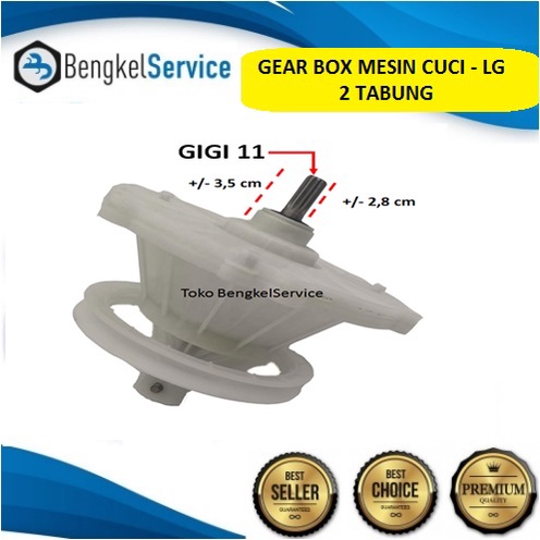 Gear Box Gearbox Mesin Cuci LG 2 Tabung Gigi 11