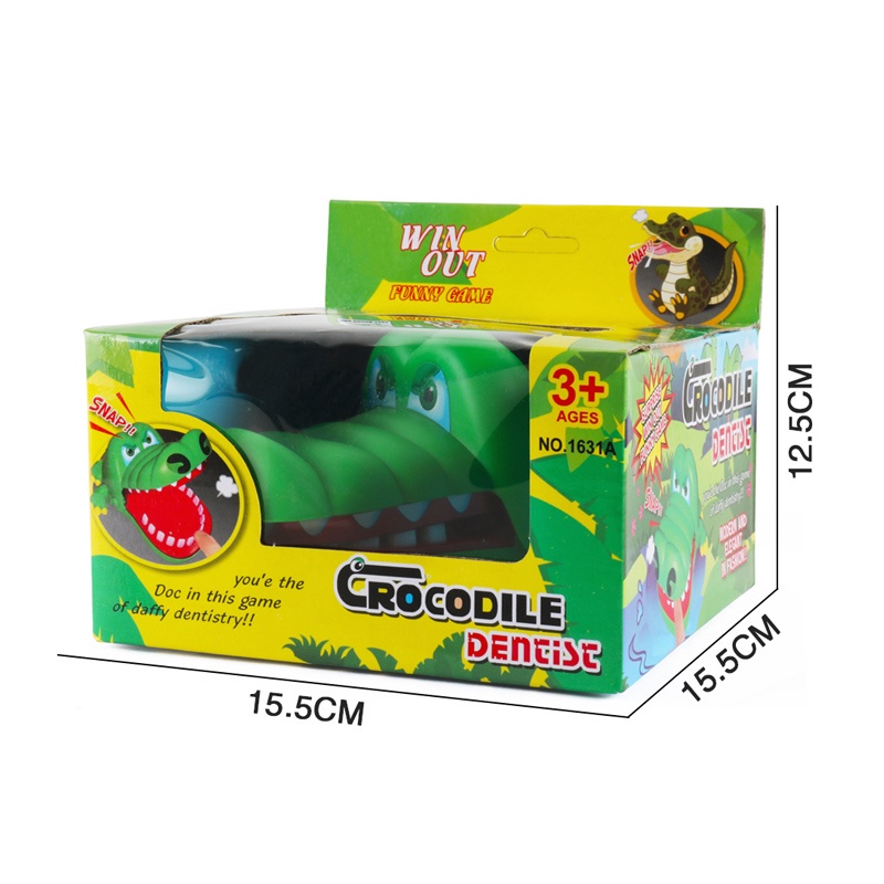 MAINAN BUAYA GIGIT TANGAN/CAPLOK BUAYA / BITE THE HAND CROCODILE PRANK  L152/153