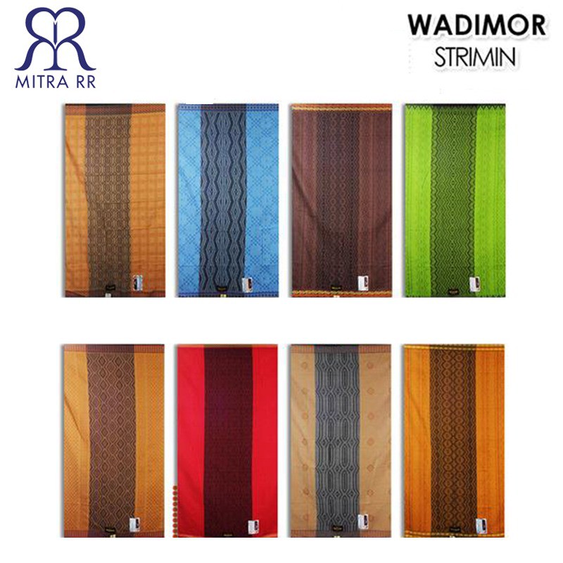 Sarung Tenun Wadimor Strimin Mercerized Satuan / Grosir Sarung Dewasa