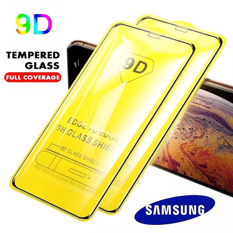 TEMPERED GLASS 5D/6D/9D FULL COVER SAMSUNG A8 2018/A8+ 2018/A6+/J2 CORE/J7 PRIME/J8/J8+