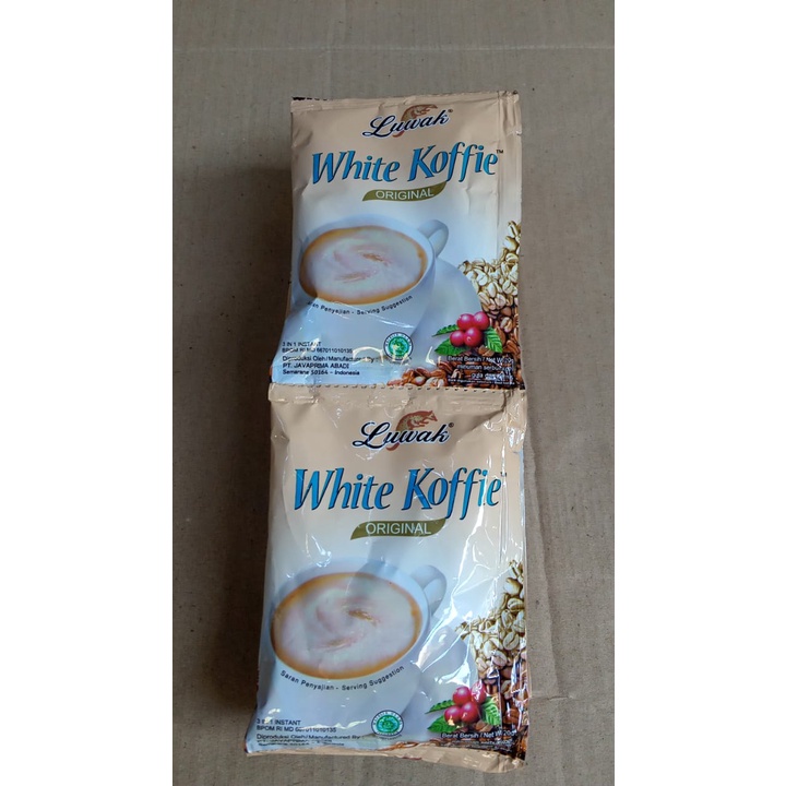 

Luwak White Coffe Original per Renceng/10 pc
