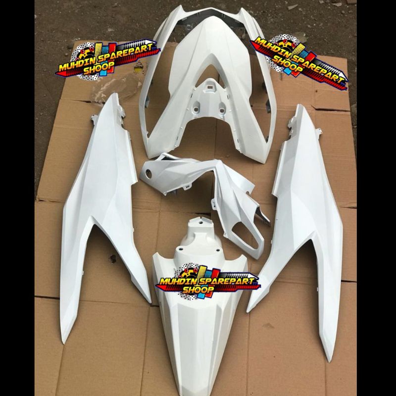 paketan full set body halus beat new led K1A 2020 2021 Putih original