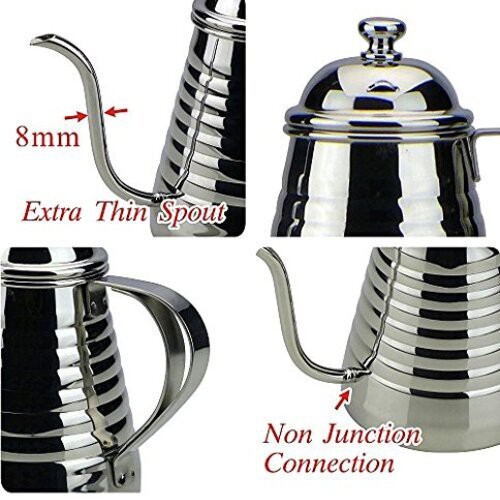 Tiamo Pour Over Kettle 700ml (HA1638)-2