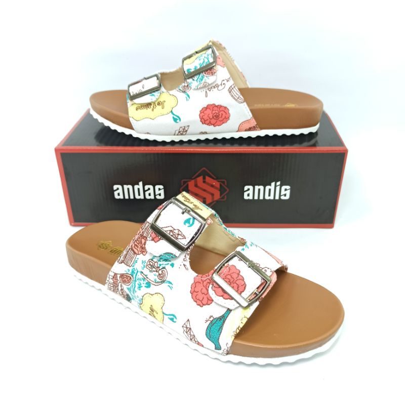 Sandal Birken Motif Sendal Wanita Andis AF02