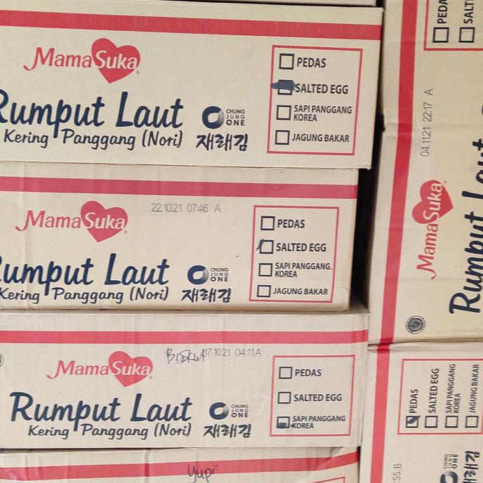 RUMPUT LAUT MAMASUKA KOREA 1 DUS ALL VARIAN KHUSUS GRAB/GOJEK - SALTED EGG