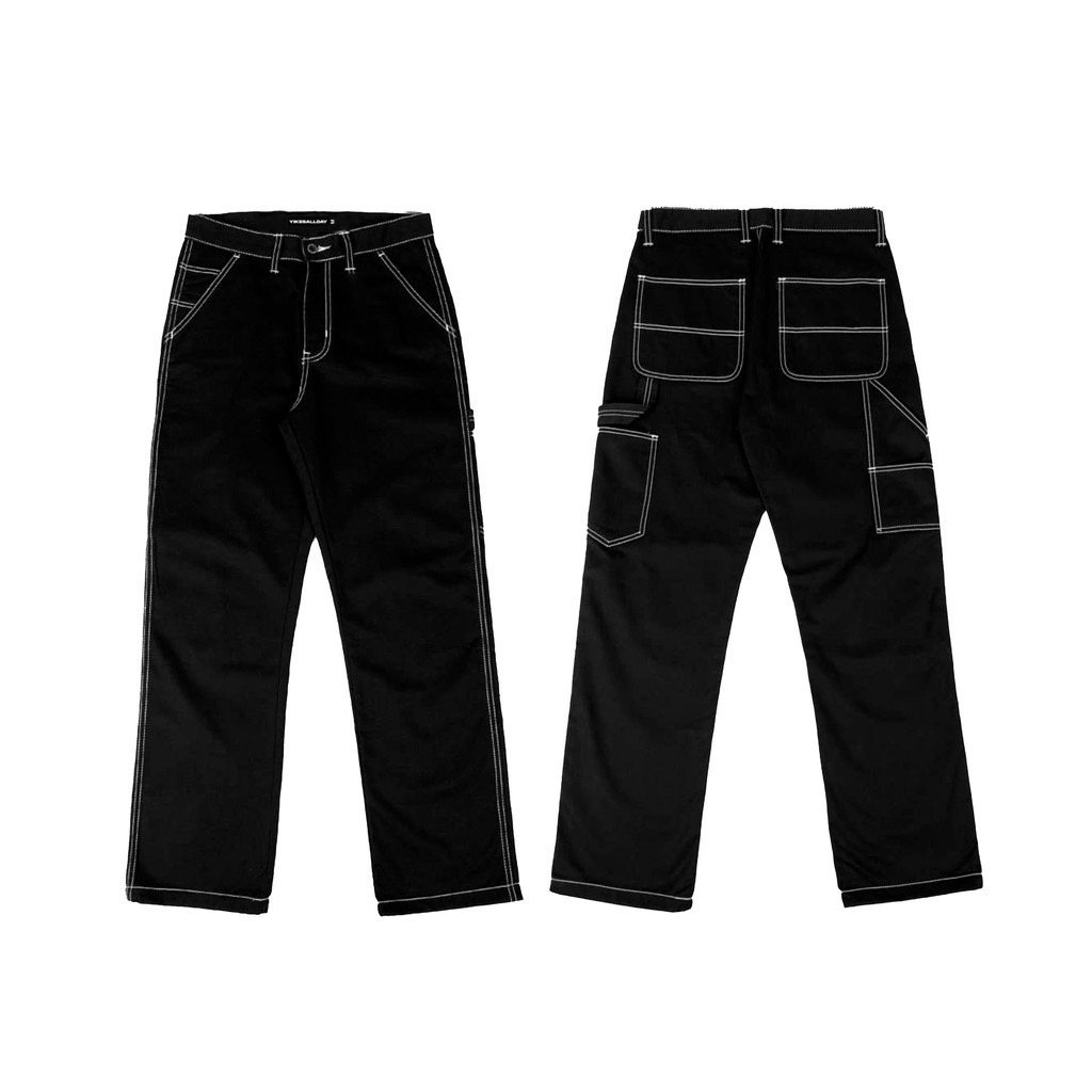 CARPENTER PANTS | GEINO | BLACK | UNISEX | YIKESALLDAY