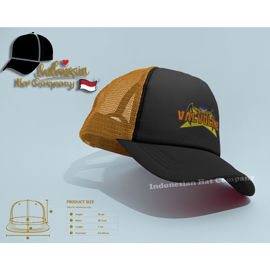 Topi Jaring Distro / Trucker BRIGEZ VALVOLINE - IHC