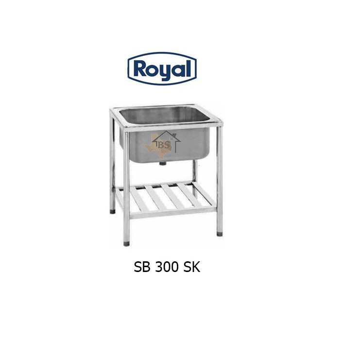 KITCHEN SINK/ BAK CUCI PIRING STAINLESS ROYAL SB 300 SK SB300SK 63X57