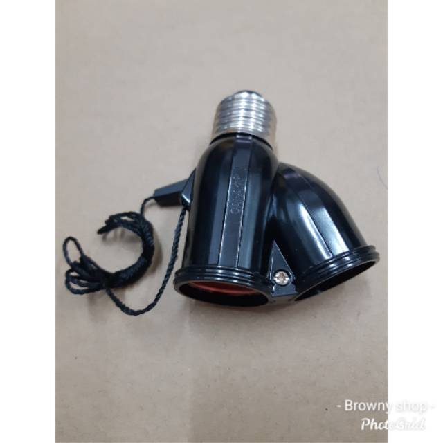 FITING LAMPU TARIK / FITING DOUBLE TARIK