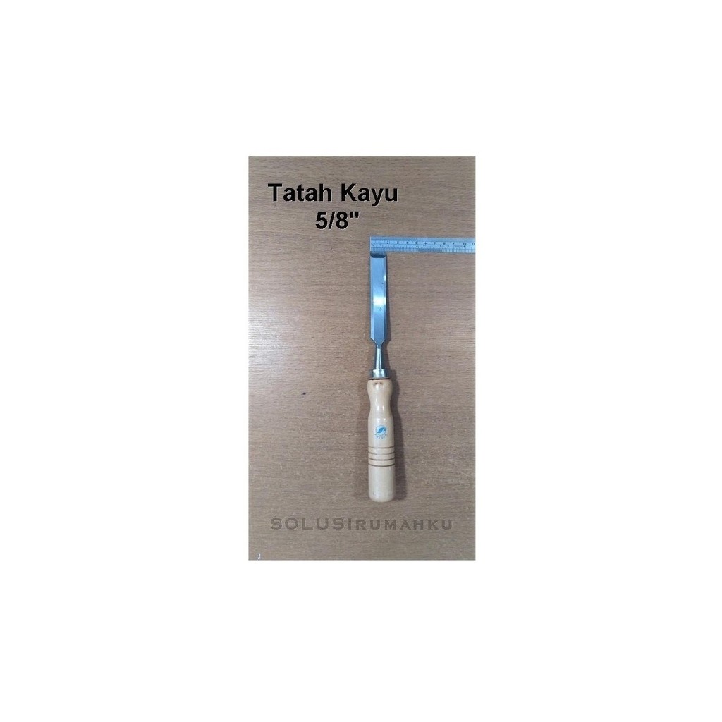 Tatah Kayu 5/8 inch / Pahat Kayu Lebar +/- 16 mm / Firmer Chisel