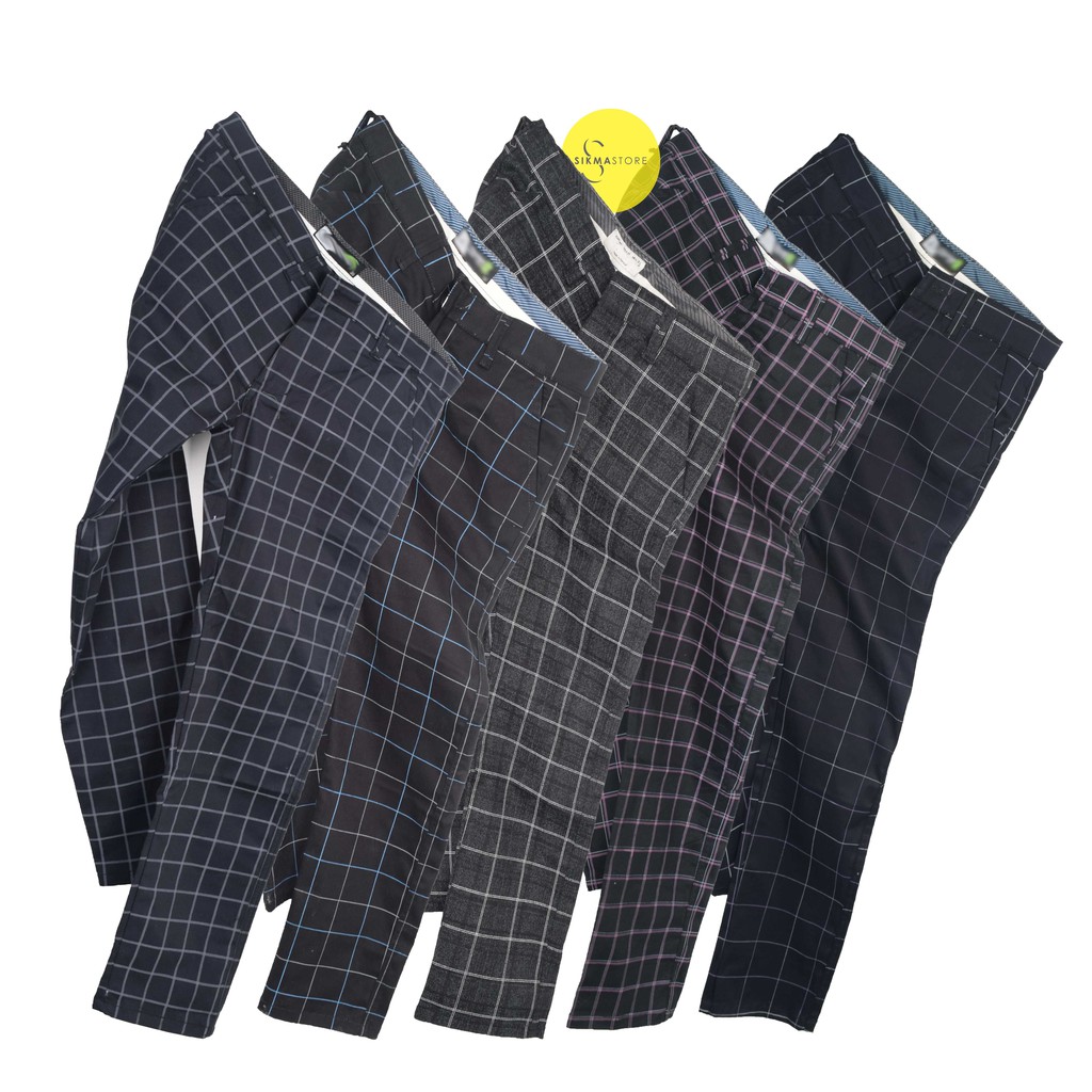 CELANA TARTAN PRIA COWOK MOTIF KOTAK BAHAN STRETCH NGARET CELANA TARTAN PRIA COWOK MOTIF KOTAK BAHAN STRETCH NGARET