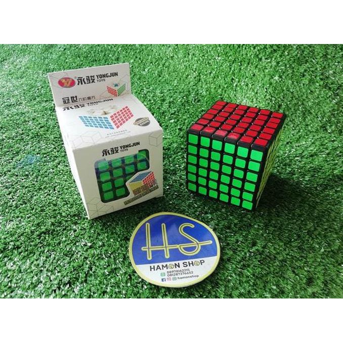 Rubik Magic Cube Yong Jun 6x6 GUANSHI BLACKBASE STICKER | Rubik