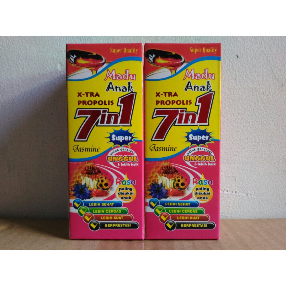 

New Sale!! Madu Anak Xtra Propolis Jasmine 7 in 1 | ASD58028649