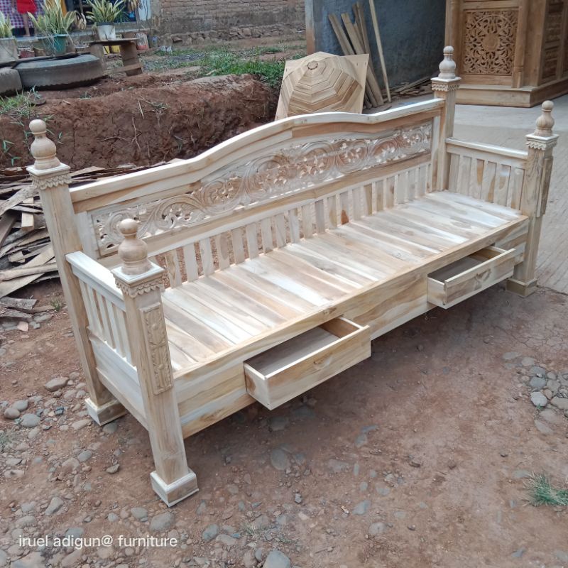 bale bale jati asli  ukir jepara