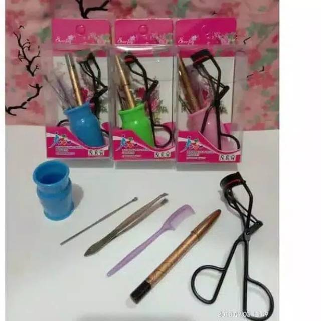 ⭐BAGUS⭐ PENJEPIT BULU MATA SET VINY GALENCO ISI 6 PCS