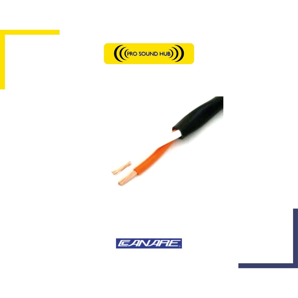 Canare 2S7F 2S-7F Original Meteran Kabel Speaker Cable 2 Conductor