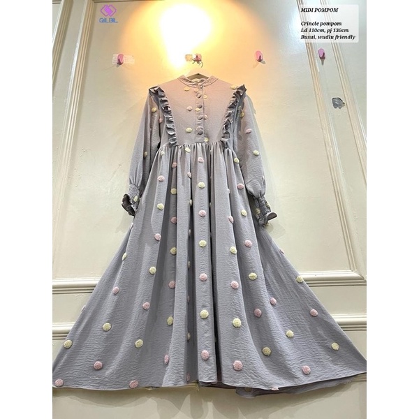 Pompom midi by Qilbil