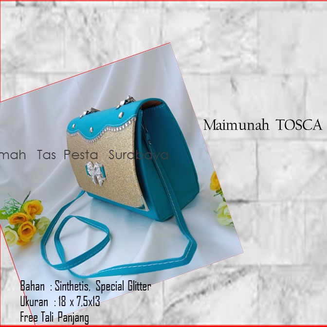 Tas Gliter,Tas Cantik,Tas Elegant,Maimunah TOSCA