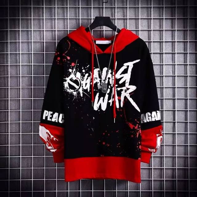 Sweater pria WAR sablonan kekinian banget